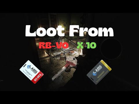 Loot From 10 MARKED RB-VO! Escape From Tarkov 1.0 #tarkov
