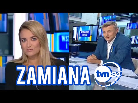 Niespodziewana zmiana prowadzącego poranek TVN24. Serwisantka w nowej roli.