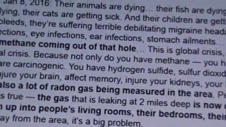 OMG! GAS LEAK HAS GOTTEN EVEN WORSE, CANCER CAUSING SUBSTANCES NOW