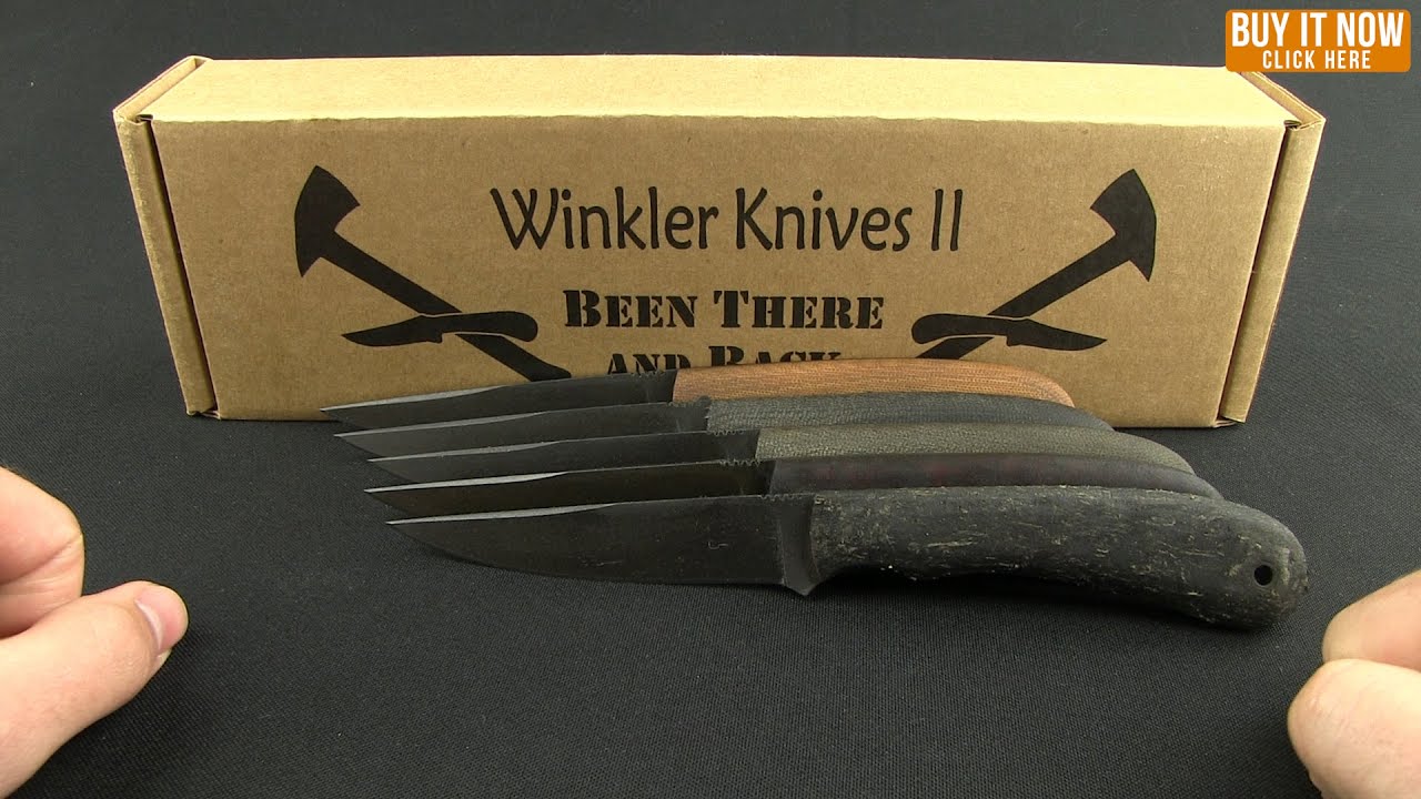 Winkler Knives Operator Fixed Blade Knife Maple (4" Caswell)