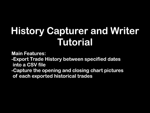 Video History Capturer and Writer x IoTraders