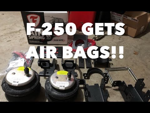 1999 7.3L F-250 Firestone Air Suspension Install
