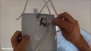 התקנת מנורות במטבח