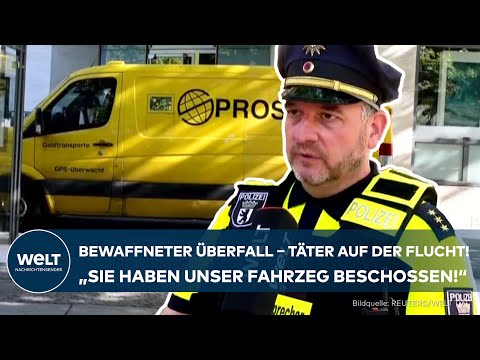 Video Thumbnail: RAUBÜBERFALL AUF GELDTRANSPORTER: Mitten in Berlin – "Täter sind sehr skrupellos vorgegangen"