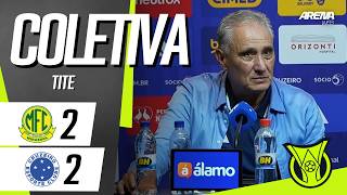 COLETIVA TITE | AO VIVO | Mirassol x Cruzeiro - Brasileirão 2026