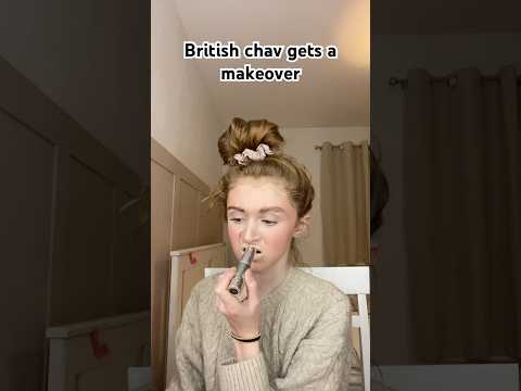 British chav gets a makeover! #oyeahgottaloveit #preppy #christmas #youtubeshorts