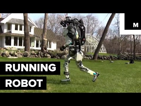 Watch Boston Dynamics’ Atlas Go for a Run in the Woods