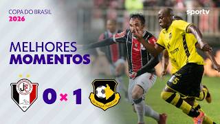 JOINVILLE 0 X 1 SÃO BERNARDO | MELHORES MOMENTOS | TERCEIRA FASE COPA DO BRASIL 2026 | ge.globo