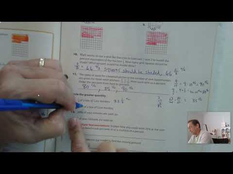6th Grade GO Math Part 2 Lesson 8.1 Understanding Percent pages 209-210