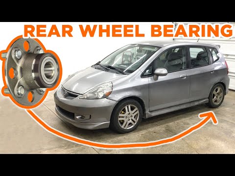 How to: Fix/Replace Rear Wheel Bearing/Hub on Honda Fit 2007-2013