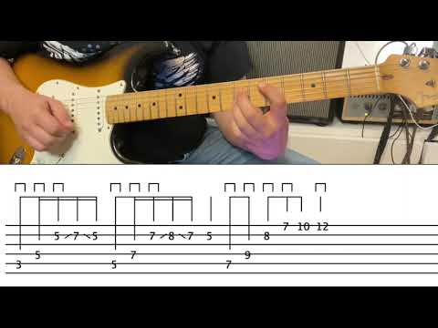 Quick lick #5 - E-minor pentatonic and triad intervals