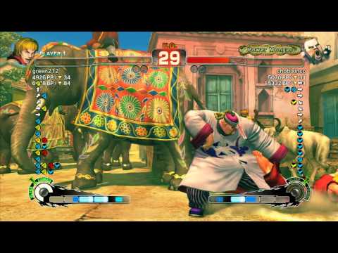 SSF4 AE: Momochi (Ken) vs chobixinco (Rufus) - Ranked Match (720p HD)