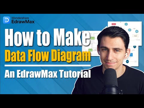 How to Make Data Flow Diagram (DFD)  | EdrawMax Tutorial