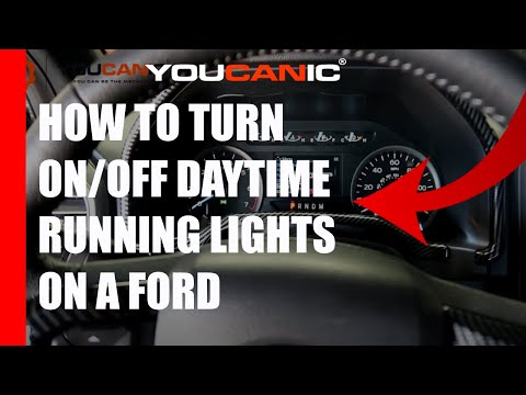 How to Turn On / Off Daytime Running Lights on a Ford
