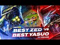 #1 Yasuo Korea vs #1 Zed Korea *30,000 Hours of Champion Mastery*