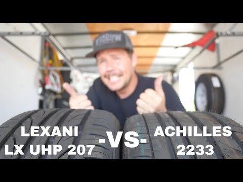 Cheap drift tire challenge #7: Achilles 2233 vs Lexani LX UHP 207 :(