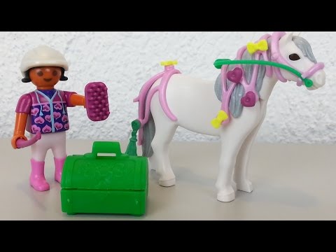 Playmobil Schmück Pony Herzchen 6969 auspacken seratus1 unboxing