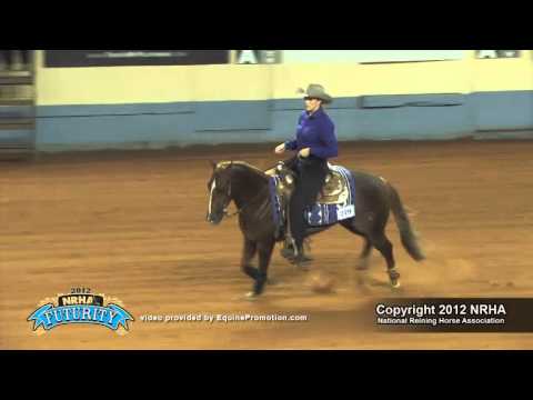 Juicy Evolution ridden by Sharee Schwartzenberger - 2012 NRHA Futurity (Non Pro Finals)