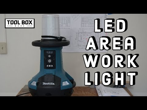 Makita DLM810Z Akumuliatorinis vertikalus darbinis žibintas DML810 18V X2 / AC 5 500 liumenų video