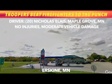 MN Troopers Beat Firefighters To The Punch, No Injuries In Erskine, MN