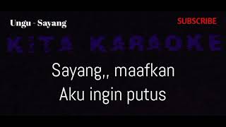 Download lagu Ungu - Sayang Karaoke no vocal KITA KARAOKE mp3 Download lagu Ungu - Sayang Karaoke no vocal KITA KARAOKE mp3
