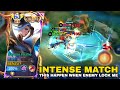 LING HARD GAME!! INTENSE MATCH GAMEPLAY - THIS HAPPEN WHEN ENEMY LOCK MY LING - Mobile Legends