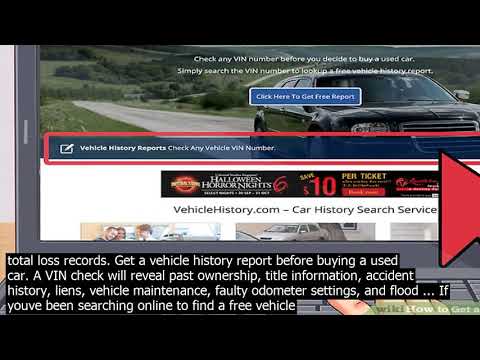 Where can i get a free car history check predict the likelihood the car will be on the roa