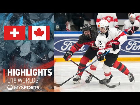 Schweiz vs. Kanada 3:7 I Highlights – U18-Weltmeisterschaft