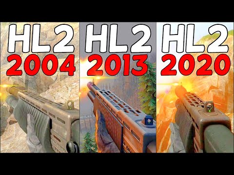 Half-Life 2 - Vanilla vs. Cinematic vs. Redux - Weapons Comparison