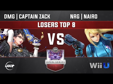 UGC Smash 4 LOSERS TOP 8  - DMG | Captain Zack (Bayonetta) vs NRG | Nairo (Zero Suit Samus)