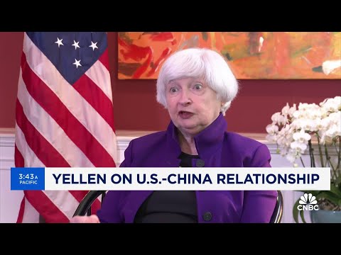 Treasury Secretary Janet Yellen: Not trying to stifle trade and investment in China