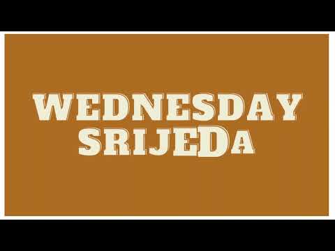 DANI U NEDELJI NA ENGLESKOM JEZIKU! (DAYS OF THE WEEK)