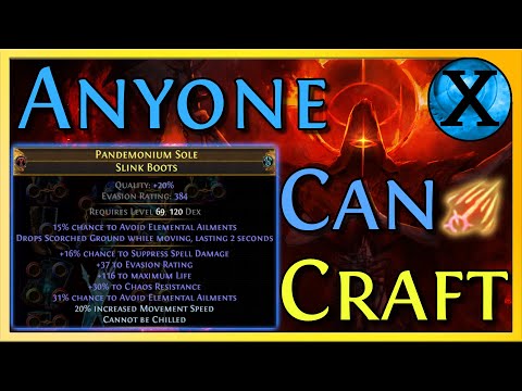 Path of Exile 3.17 Anyone Can Craft Avoidance Boots! (Even in SSF)