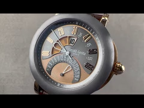 Gerald Genta Arena BiRetro Sport Tantalum Gold BSP.Y.55.279.CB.BD Gerald Genta Watch Review