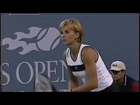 Lindsay Davenport vs Ruxandra Dragomir 1999 US Open Set 2 Highlights