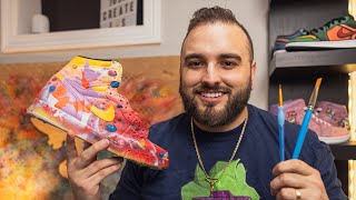 Painting an Anime Character on Jordan 1's Live!