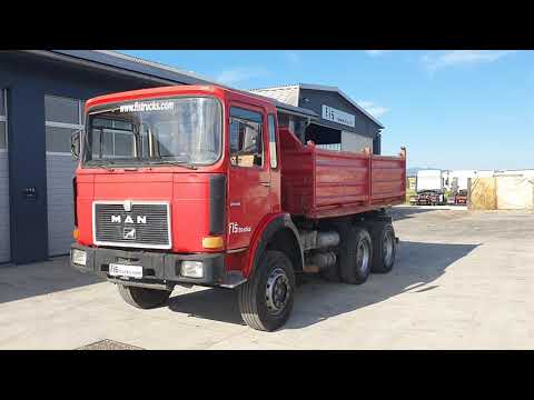 TRUCK MAN 26.291 6X4 TIPPER FIŠ TRUCKS SLOVENIA