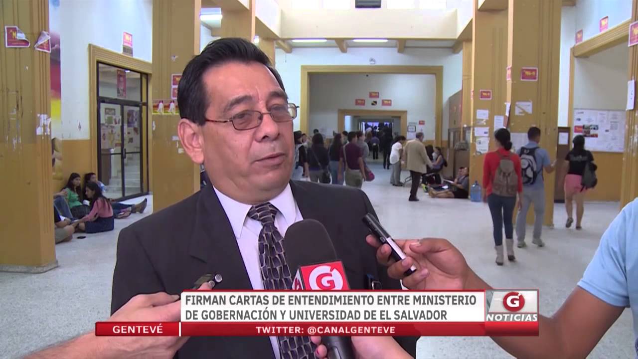 Gentevé Noticias - Firman carta de entendimiento entre Gobernación y la UES