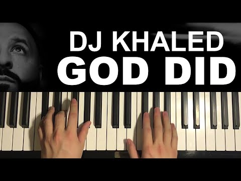 DJ Khaled - God Did (Piano Tutorial Lesson)