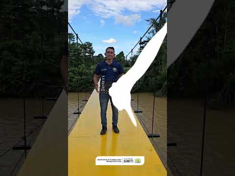 Entrega de la adecuación del puente colgante en la vereda Cuadros 🤝🌉
