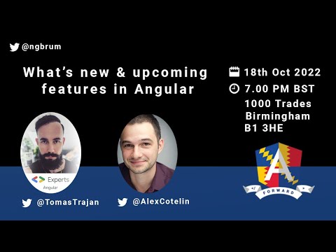 What's new and upcoming features in Angular | Tomas Trajan & Alex Cotelin | Angular Birmingham