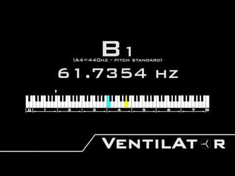 B1 / 61.7354hz @A440hz Tone For Instrument Tuning