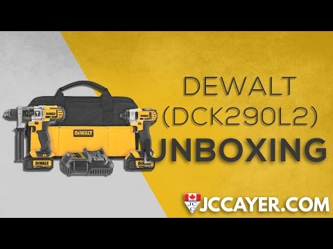 Dewalt DCK290L2 2-Tool Combo Kit UNBOXING – JCCayer.com