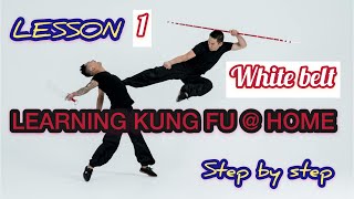 learning kung fu at home / lesson 1  step by step