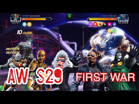 AW S29 FIRST WAR : 10 FIGHTS + BOSS | MARVEL CONTEST OF CHAMPIONS