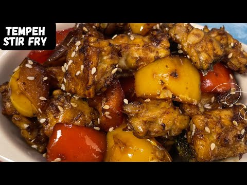 Tempeh Stir Fry | High Protein Plant Based Stir Fry Recipe