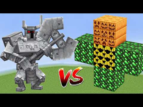 Ferrous Wroughtnaut VS All Minecraft Bosses, Herobrine, Warden, Wither Storm...