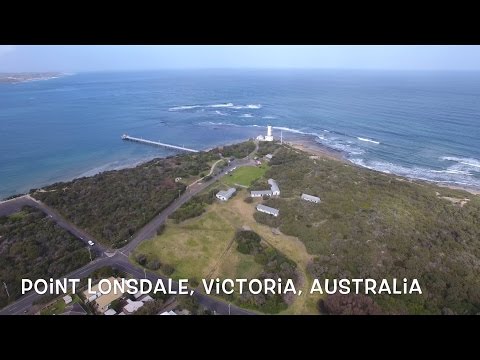 Drone footage of Point Lonsdale