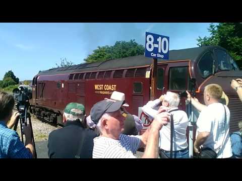 First Swanage train service from Wareham for 45 years 13/06/17