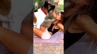Dog Workout Collab Gone Wrong 😂🐶💪 #funnydogs #funnyshorts #doglover #workoutfails #doglife